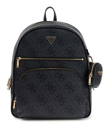 GUESS Power Play II Tech Backpack L Coal Logo