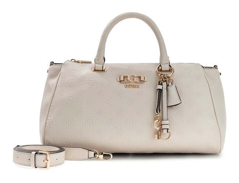 GUESS Anise Box Satchel L Stone Logo