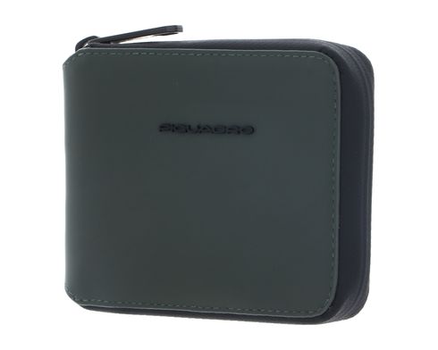 PIQUADRO Corner 2O Zip-Around Wallet RFID Verde