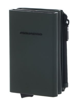 PIQUADRO Corner 2O Compact Wallet With Single Slider RFID Verde