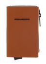 PIQUADRO Corner 2O Compact Wallet With Single Slider RFID Cuoio
