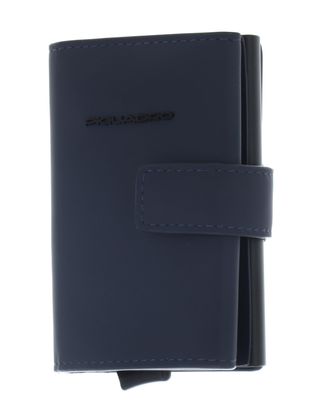 PIQUADRO Corner 2O Compact Wallet With Single Slider RFID Blu