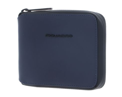 PIQUADRO Corner 2O Zip-Around Wallet RFID Blu PIQUADRO Corner 2O Zip-Around Wallet RFID Blu