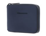 PIQUADRO Corner 2O Zip-Around Wallet RFID Blu