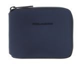 PIQUADRO Corner 2O Zip-Around Wallet RFID Blu