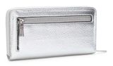 L.CREDI Raphi Zip Around Wallet Silver