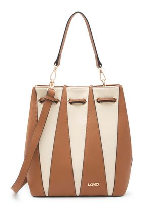 L.CREDI Raisa Hobo Bag Cognac