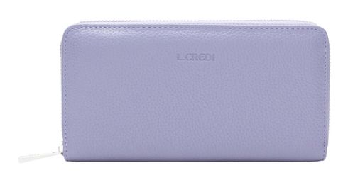 L.CREDI Raphi Zip Around Wallet Lavendar