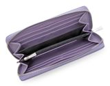 L.CREDI Raphi Zip Around Wallet Lavendar