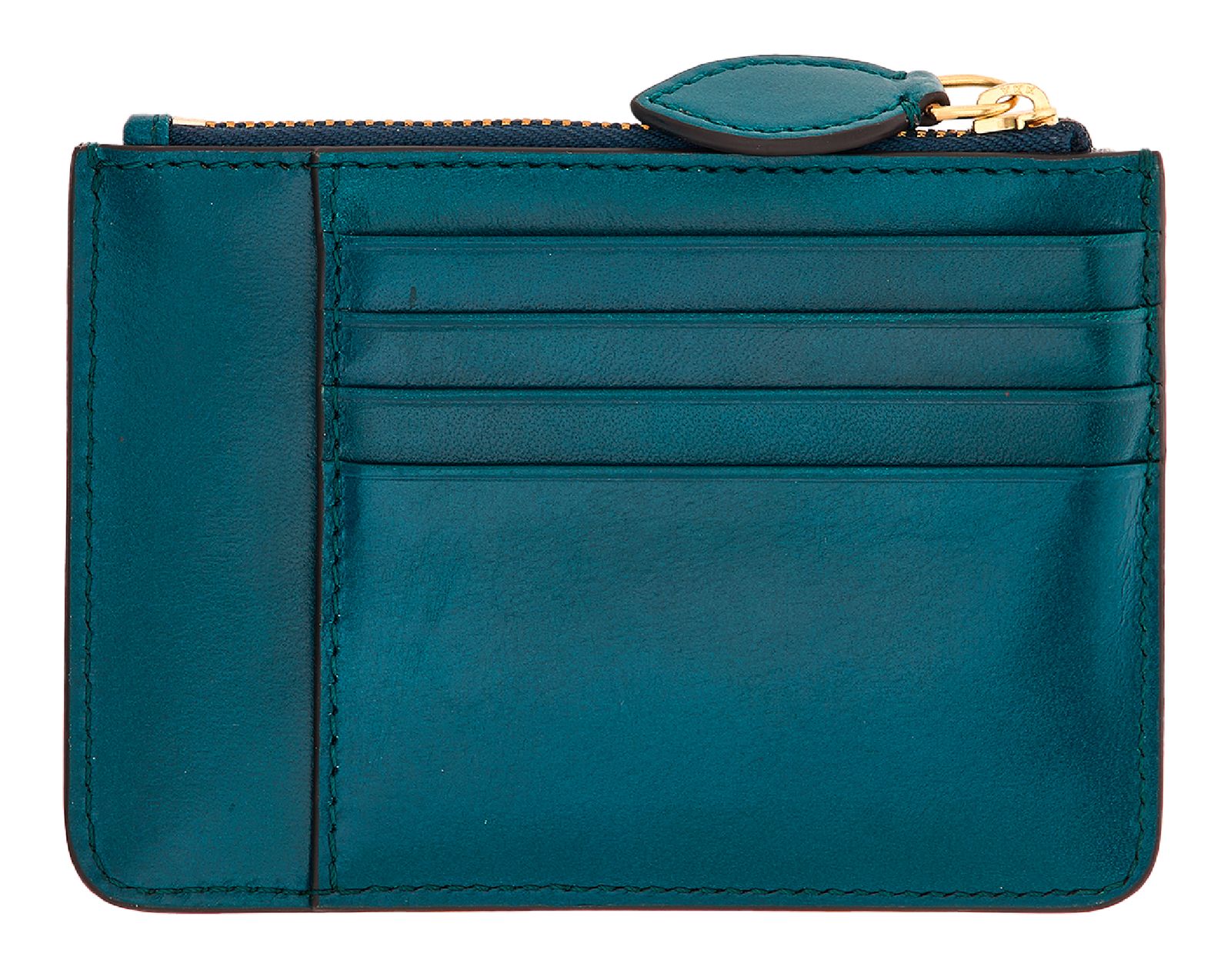 THE BRIDGE Frida Card Case Pavone / Oro THE BRIDGE Frida Card Case Pavone / Oro