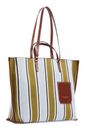 THE BRIDGE Luna Beach Bag Riga Multicolor / Marrone