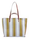 THE BRIDGE Luna Beach Bag Riga Multicolor / Marrone