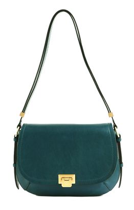 THE BRIDGE Federica Crossbody Bag Pavone / Oro