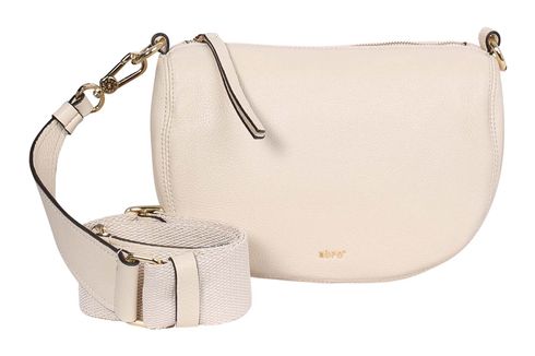 abro Leather Dalia Crossbody Bag Mina Beige