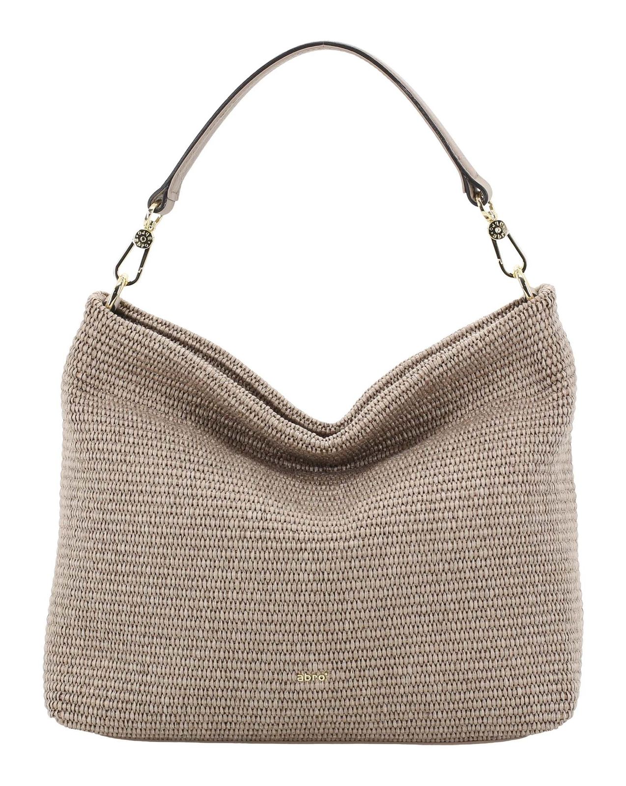 abro Raffia Hobo Bag Kaia Siena