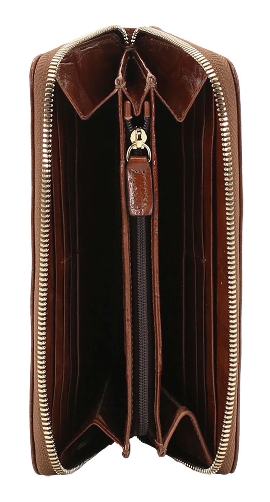 abro Leather Maxi Cocco Zip Wallet Caramel / Cognac abro Leather Maxi Cocco Zip Wallet Caramel / Cognac