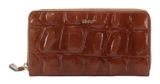 abro Leather Maxi Cocco Zip Wallet Caramel / Cognac abro Leather Maxi Cocco Zip Wallet Caramel / Cognac