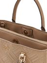GUESS Sally Triple Compartment Satchel Beige