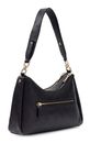 GUESS Anise Double Zip Shoulder Bag Black Logo