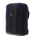 PIQUADRO Brief Crossbody Bag Blu / Cuoio PIQUADRO Brief Crossbody Bag Blu / Cuoio
