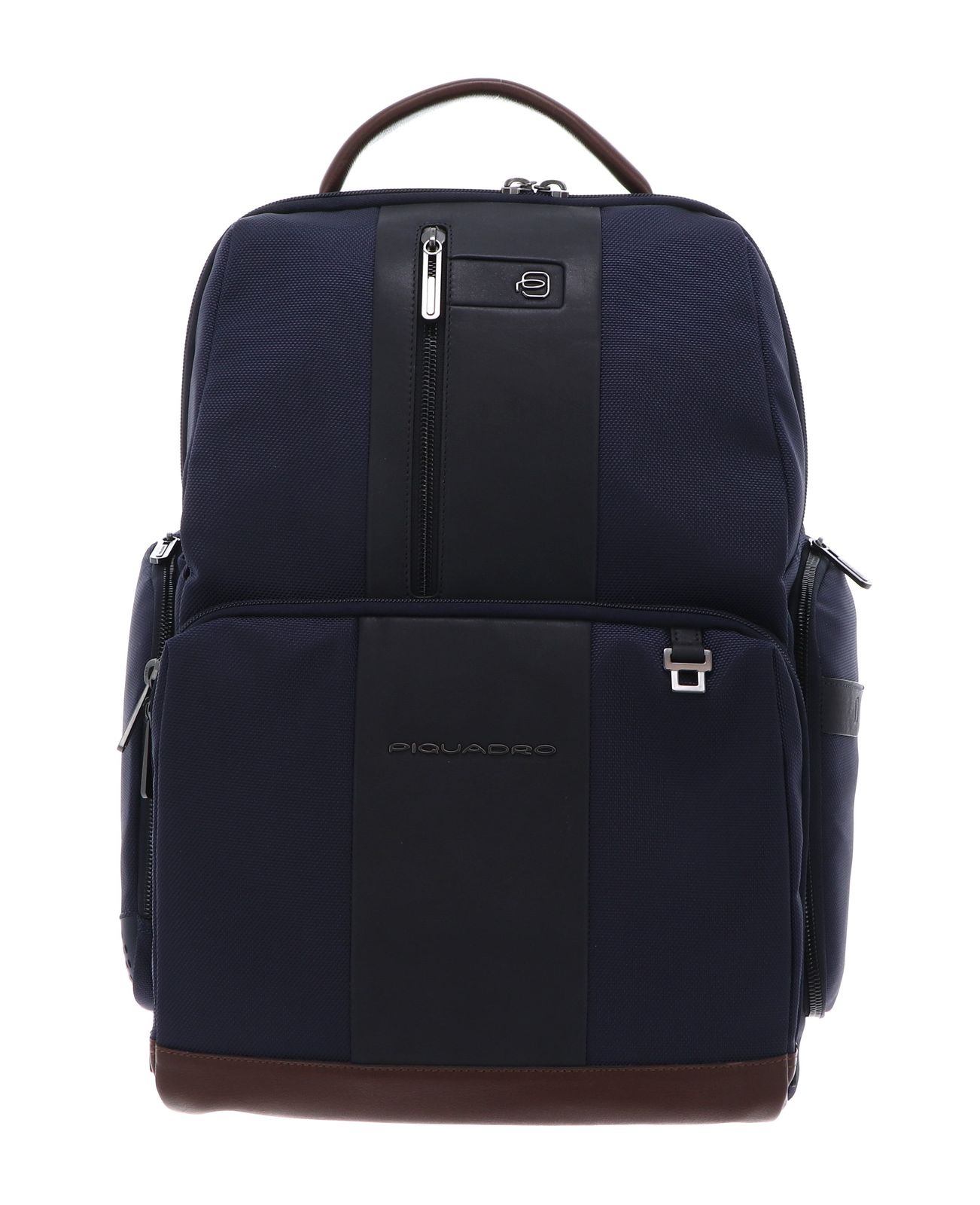 PIQUADRO Brief Computer Backpack Blu / Cuoio