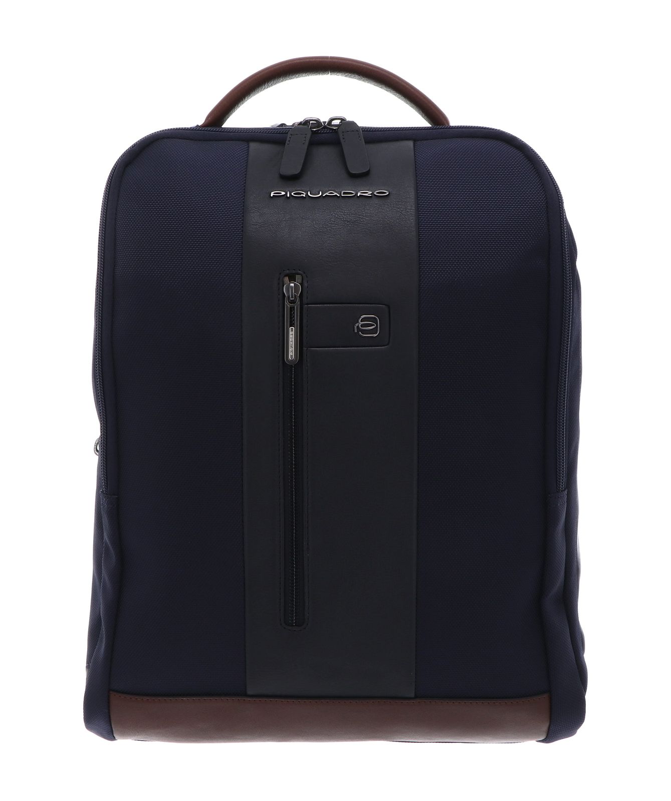 PIQUADRO Brief2 Computer Backpack Blu / Cuoio