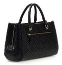 GUESS Sally Triple Compartment Satchel Black