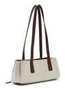 GUESS Alice Shoulder Satchel Natural / Espresso