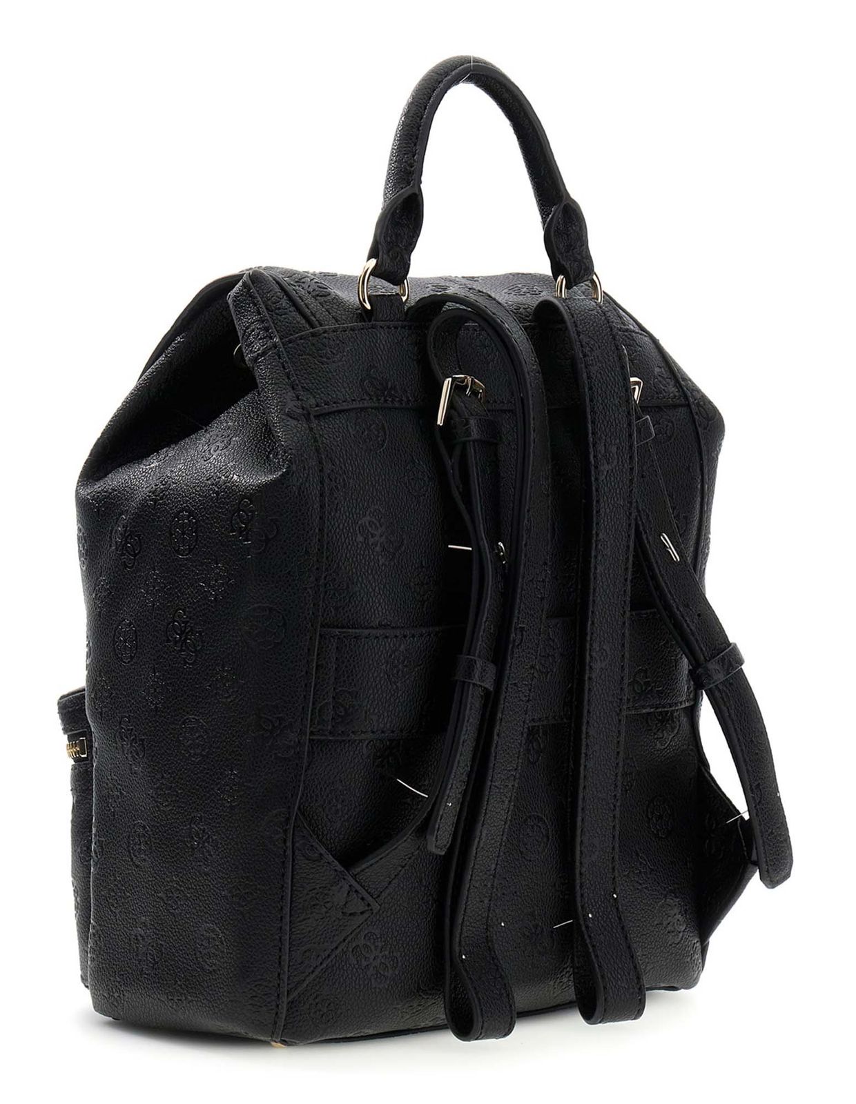 GUESS Manhattan II Flap Backpack Black Logo GUESS Manhattan II Flap Backpack Black Logo