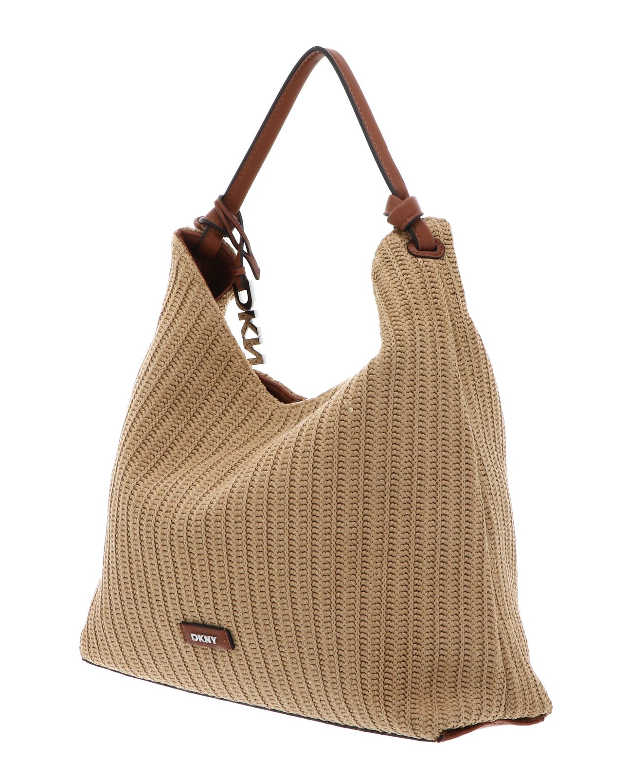 DKNY Paula Hobo Bag Natural / Saddle DKNY Paula Hobo Bag Natural / Saddle