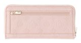 GUESS Anise SLG Zip Around Wallet L Light Rose Logo
