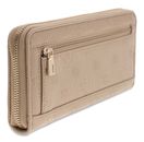 GUESS Anise SLG Zip Around Wallet L Dark Taupe Logo
