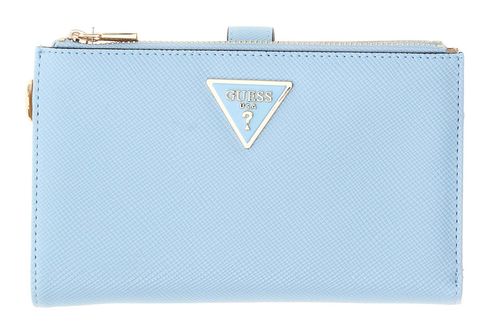 GUESS Laurel II SLG Double Zip Organizer Aqua
