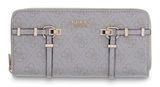 GUESS Leona Logo SLG Zip Around Wallet L Bone Logo