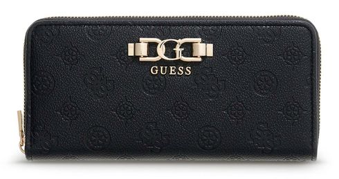 GUESS Anise SLG Zip Around Wallet L Black Logo