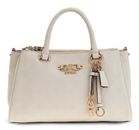 GUESS Anise Triple Compartment Satchel Stone Logo