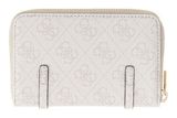 GUESS Leona Logo SLG Zip Around Wallet M Bone Logo
