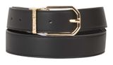 VALENTINO Double Belt W85 Nero / Oro - kürzbar