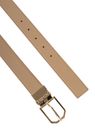 VALENTINO Double Belt W95 Beige / Cuoio Oro - shortenable