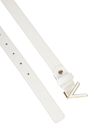 VALENTINO Glow Belt W95 Bianco / Oro - shortenable