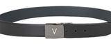 VALENTINO Mast Plaque Buckle Belt W95 Nero / Blu - kürzbar