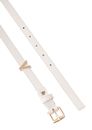 VALENTINO Bloom Belt W95 Ecru / Oro - shortenable
