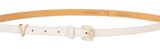 VALENTINO Bloom Belt W95 Ecru / Oro - shortenable