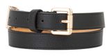 VALENTINO Bloom Belt W75 Nero / Oro - kürzbar