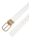 VALENTINO Double Belt W85 Bianco / Ecru Oro - shortenable VALENTINO Double Belt W85 Bianco / Ecru Oro - shortenable