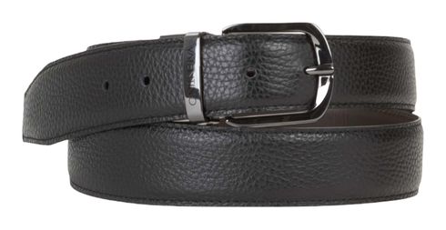VALENTINO Mast Pin Buckle Belt W115 Nero / Moro - kürzbar VALENTINO Mast Pin Buckle Belt W115 Nero / Moro - kürzbar