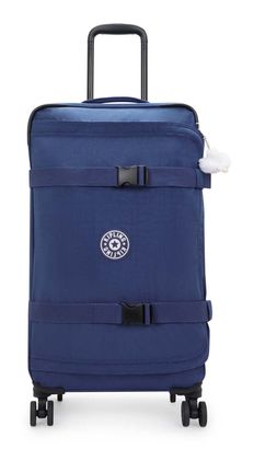 kipling Basic Spontaneous Wheeled Luggage M Casual Blue C