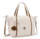 kipling Basic Eyes Wide Open Art Tote Soft Sand