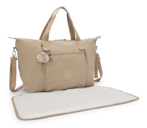 kipling Basic New Art Babybag M Soft Taupe kipling Basic New Art Babybag M Soft Taupe