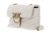 PINKO Love Puff Baby CL Sheep Nappa White - Antique Gold
